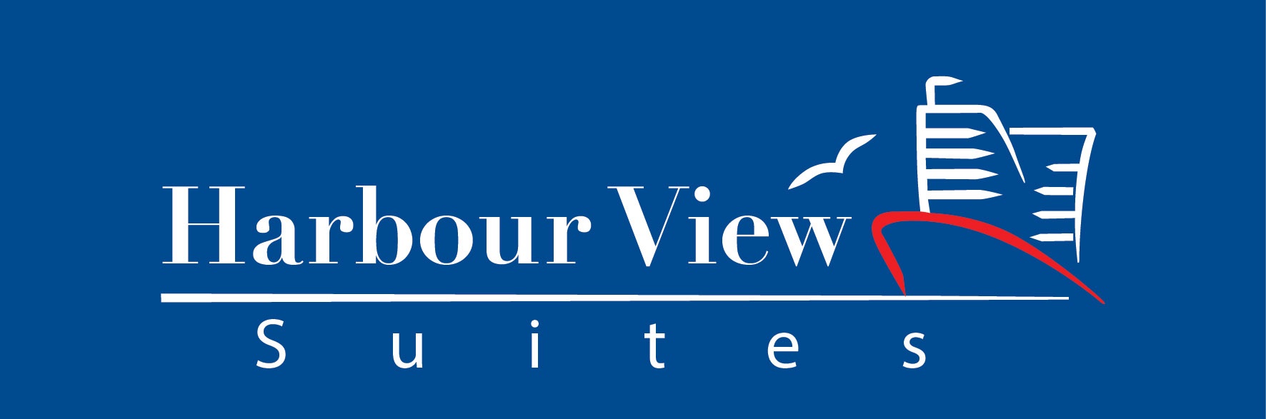Harbour View Suites - Logo Blue